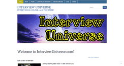 Desktop Screenshot of interviewuniverse.com